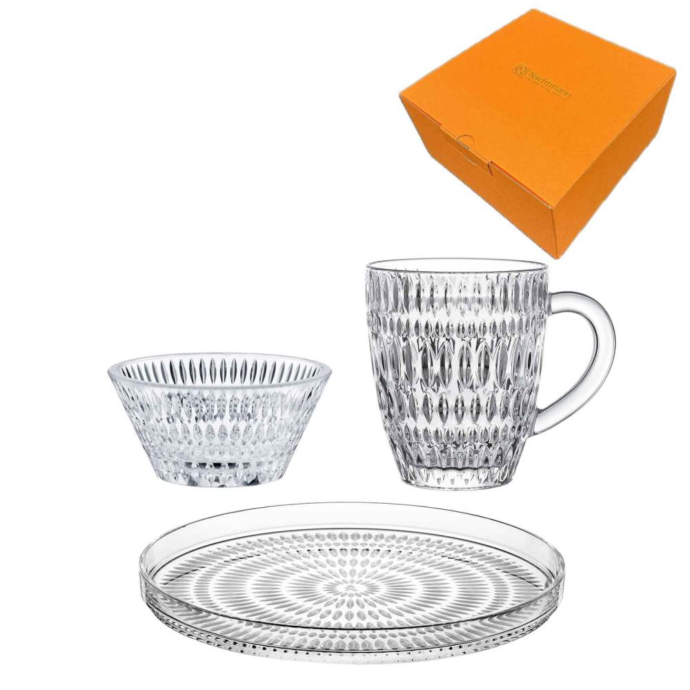 <ナハトマン エスノ> ナハトマン ドリンクセット プレート&ボウル&マグ セット (3個入)