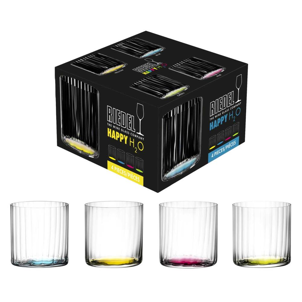 <ジ・オー・ワインタンブラー> ハッピー・エッチツーオー・ オプティック(4色入)